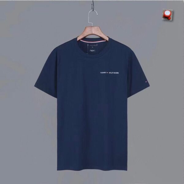 Tommy Hilfiger Blue Round Neck Polo