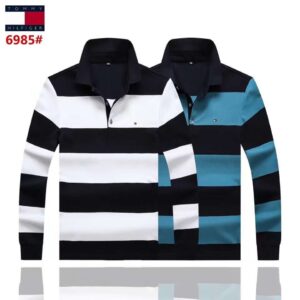 Tommy Longsleeve striped polo