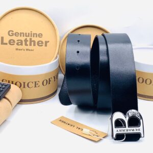 Burberry Black leather belts