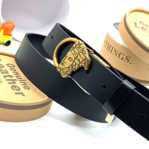 versace leather belt